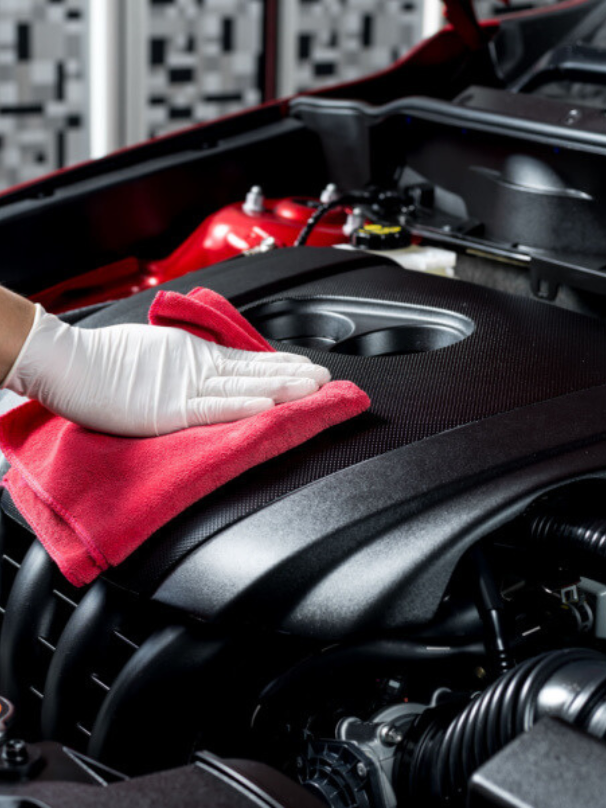 Nettoyage du compartiment moteur
