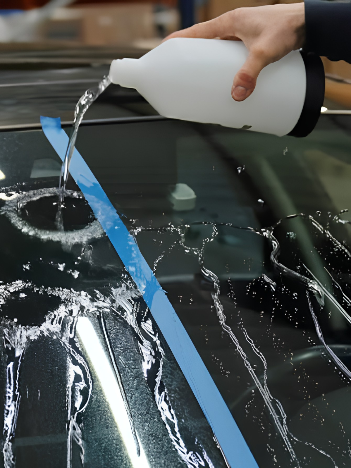 Traitement hydrophobe de carrosserie